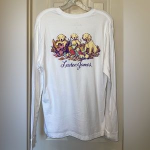 Lauren James Long Sleeve Thanksgiving/Puppy T-shirt. Never Worn